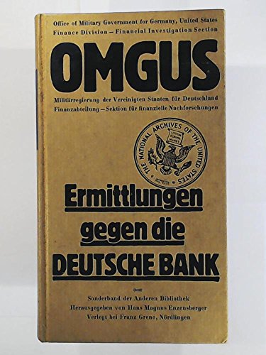 Ermittlungen gegen die Deutsche Bank - 1946/1947